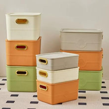 Load image into Gallery viewer, Plastic Storage Boxes Storage Basket (Pack of 3)
